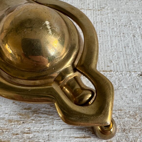 Vintage Traditional Brass Door Knocker - Metal Vintage Door Knocker Hardware - Picture 3 of 10